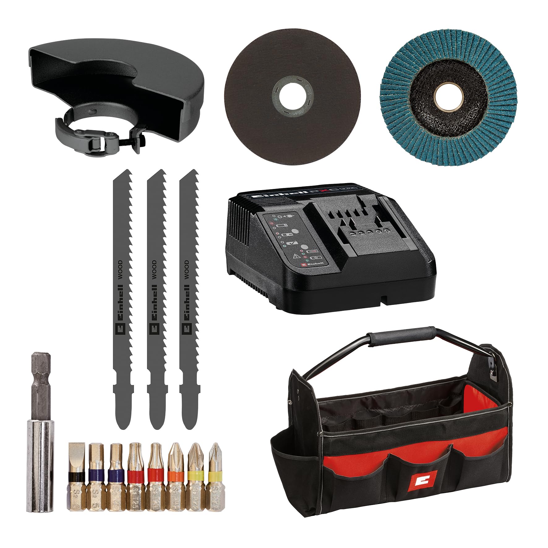einhell-pack-power-x-change-taladro-te-cd-18-40-li-amoladora-tc-ag-18-115-li-sie image 6