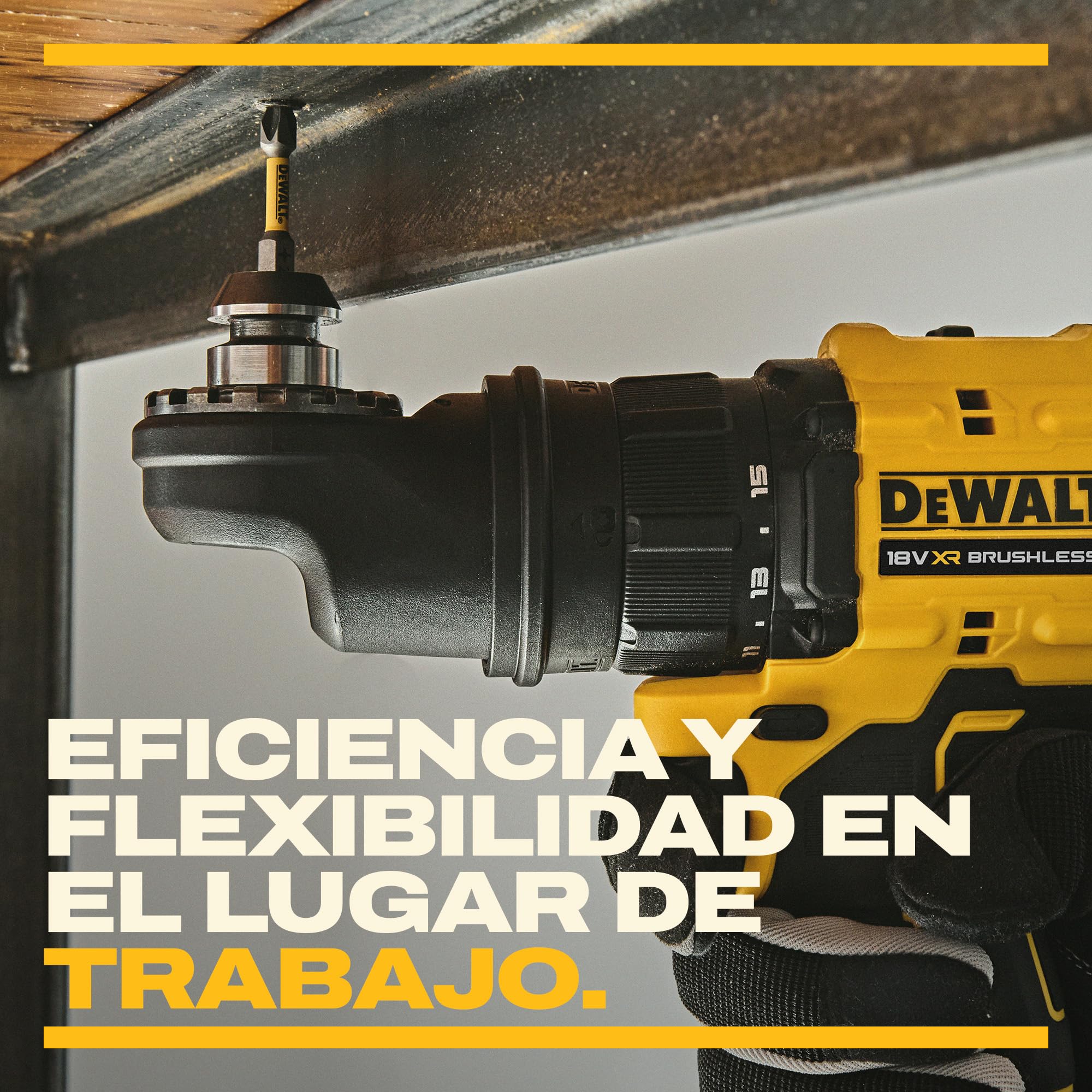 dewalt-dcd803kn-xj-taladro-atornillador-multicabezal-18v-xr-4-cabezales-motor-si image 3