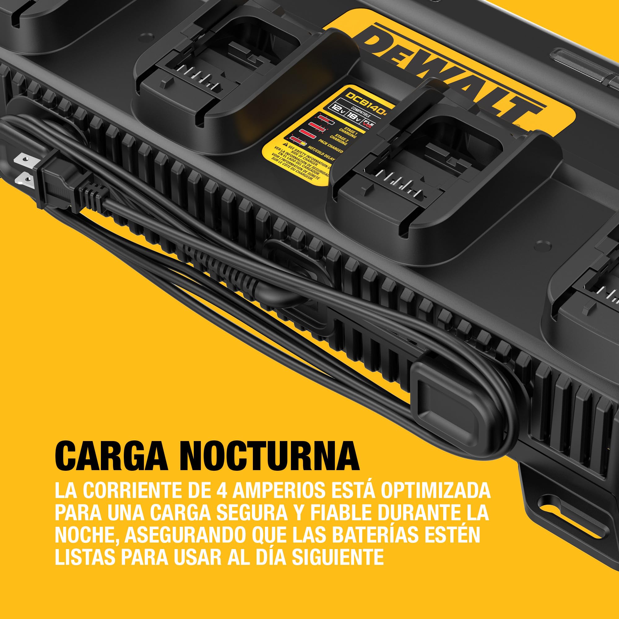 dewalt-cargador-quadport-xr-dcb1404-qw-de-4-a-para-4-bater-as-18-v-xr-y-54-v-fle image 4