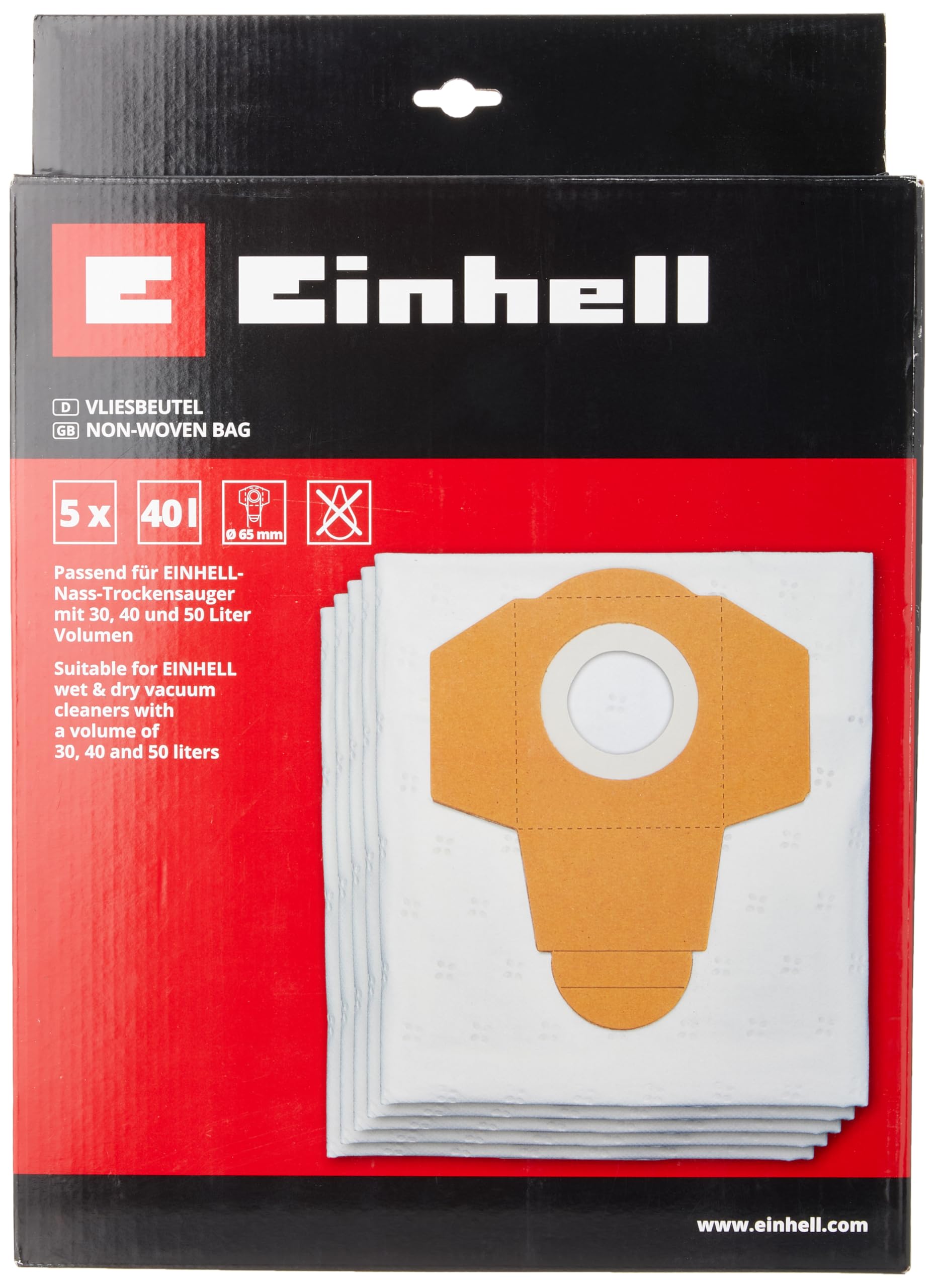 einhell-set-de-5-bolsas-de-filtro-de-polvo-para-aspiradora-en-seco-y-h-medo-de-4 image 1
