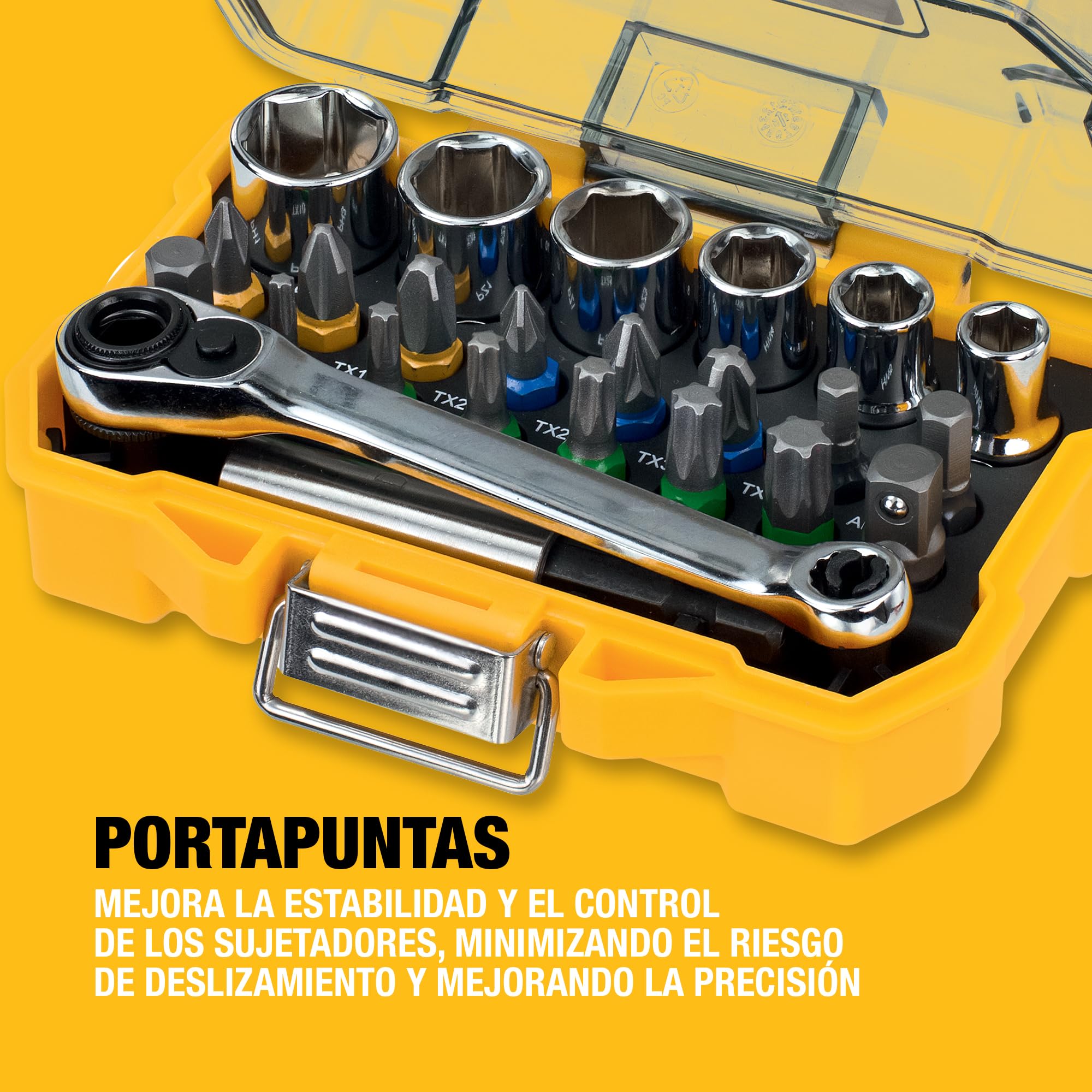 dewalt-dt71516-qz-tough-case-set-de-vasos-y-puntas-de-atornillar-25-mm-24-piezas image 5