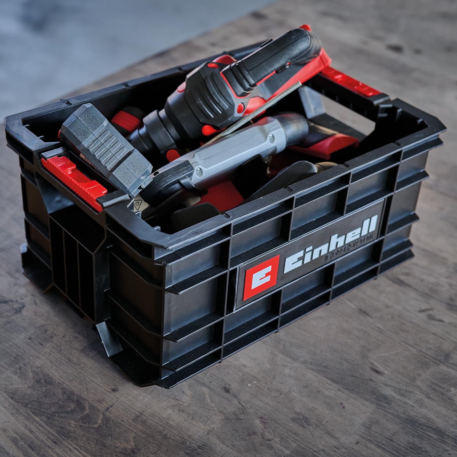 einhell-caja-de-herramientas-e-case-apilable-bloqueable-y-combinable-carga-m-x-9 image 5