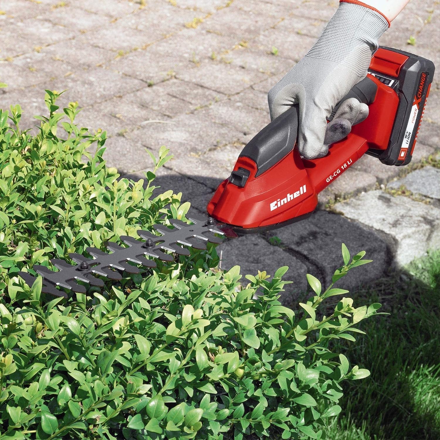 einhell-gc-cg-18-li-solo-power-x-change-tijera-de-c-sped-y-arbustos-a-bater-a-18 image 4