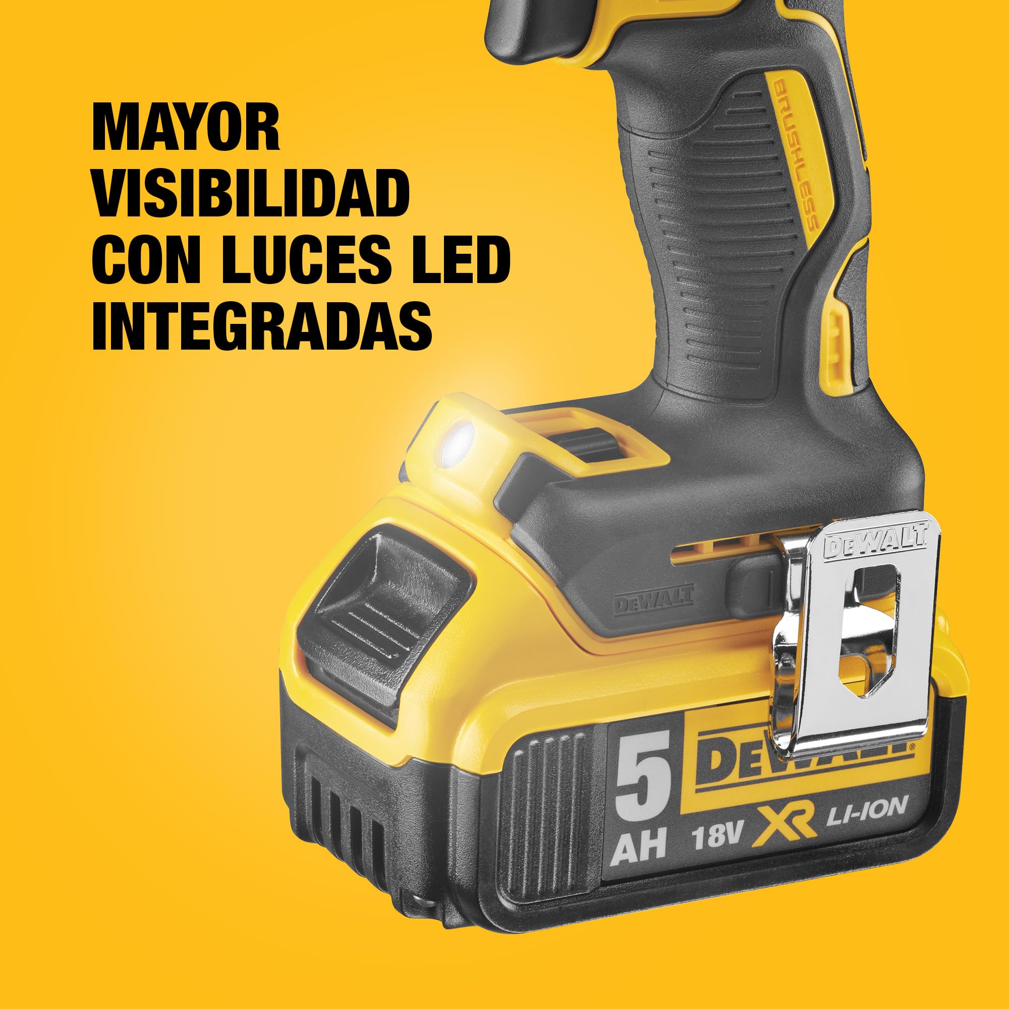 dewalt-dck266p2-qw-kit-combo-18v-xr-brushless-con-taladro-percutor-dcd796-atorni image 8