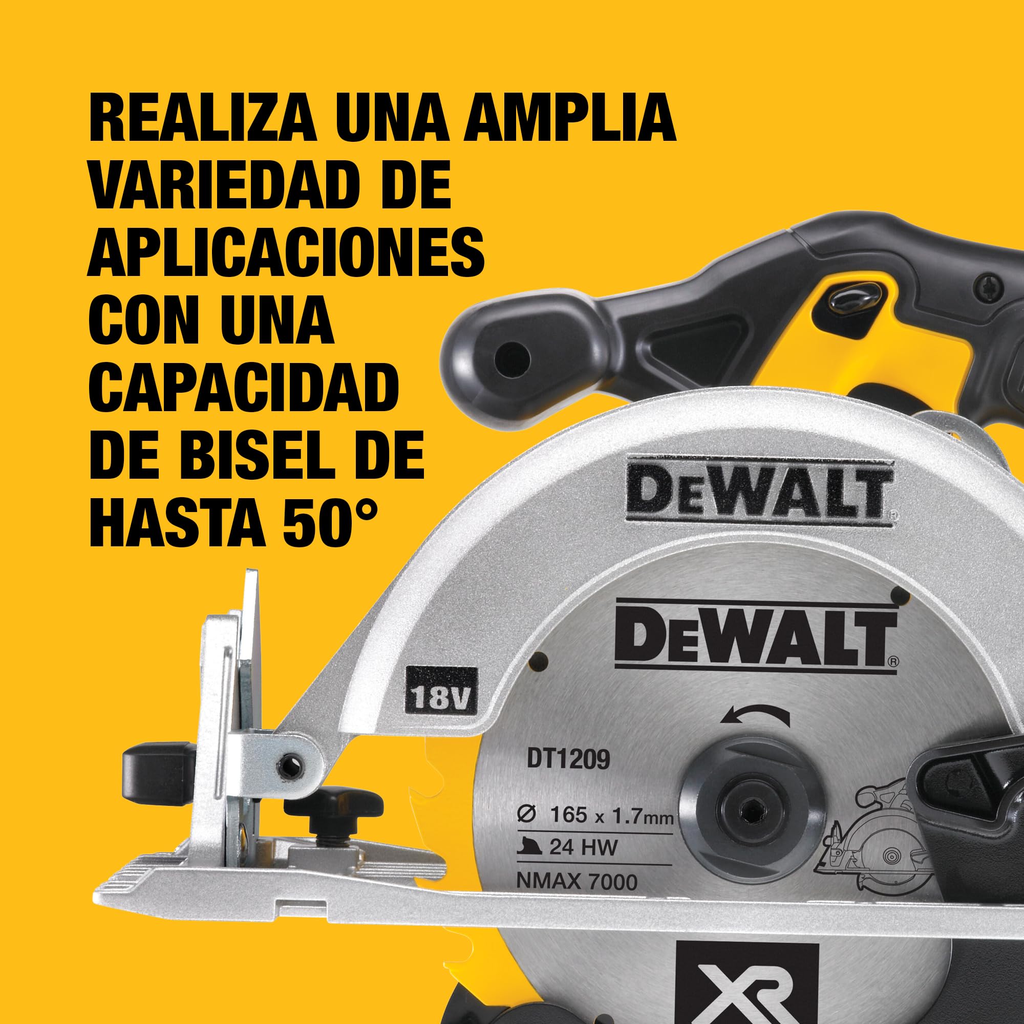 dewalt-dcs391nt-xj-sierra-circular-xr-18v-disco-165-mm-corte-55-mm-con-malet-n-t image 5