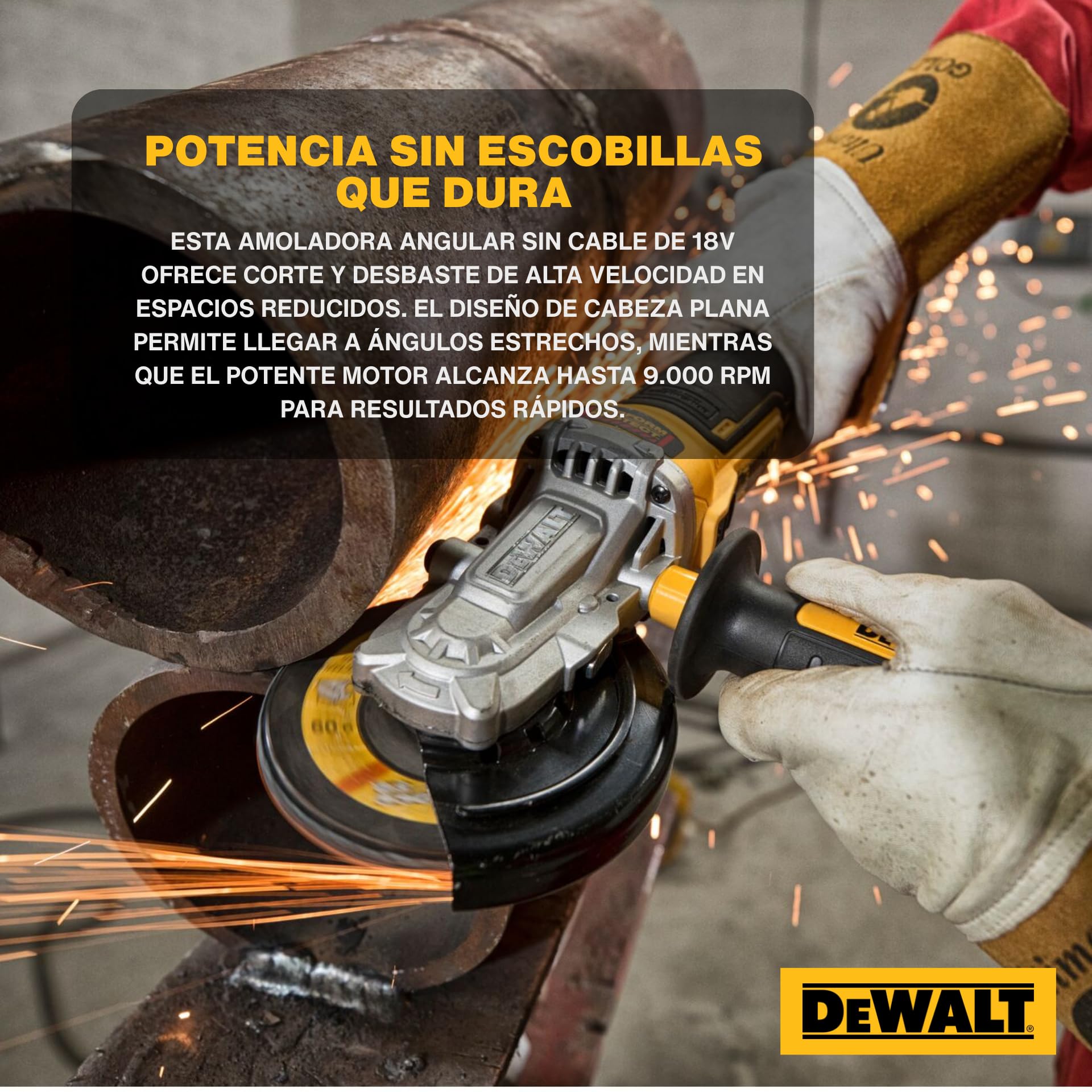 dewalt-dcg405fn-xj-amoladora-angular-125-mm-sin-escobillas-18v-xr-con-cabezal-pl image 2
