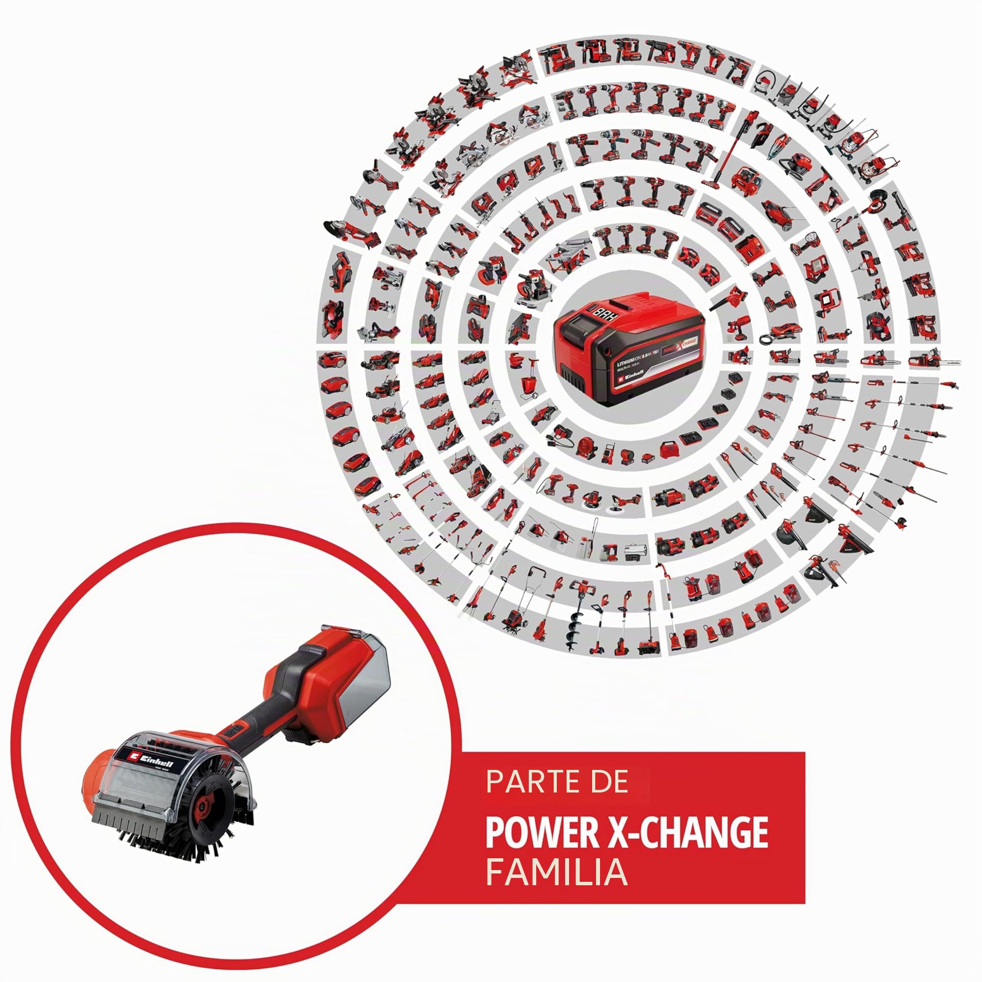 einhell-picobella-18-90-power-x-change-cepillo-de-limpieza-a-bater-a-18-v-ipx4-c image 2