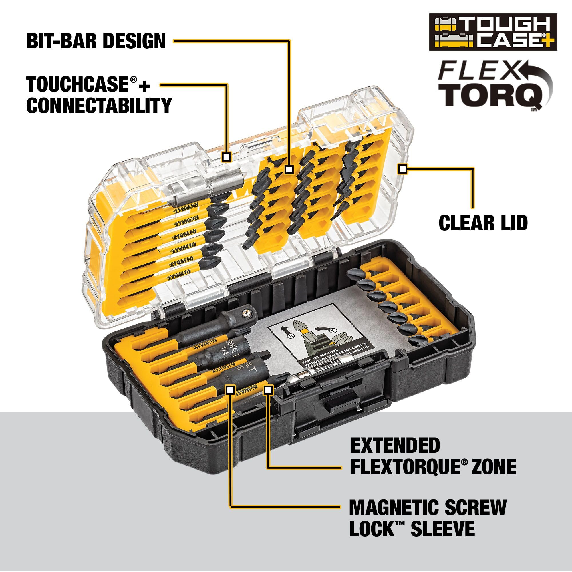 dewalt-dwa2t40ir-impact-ready-flextorq-juego-de-puntas-de-atornillar-40-piezas-h image 3