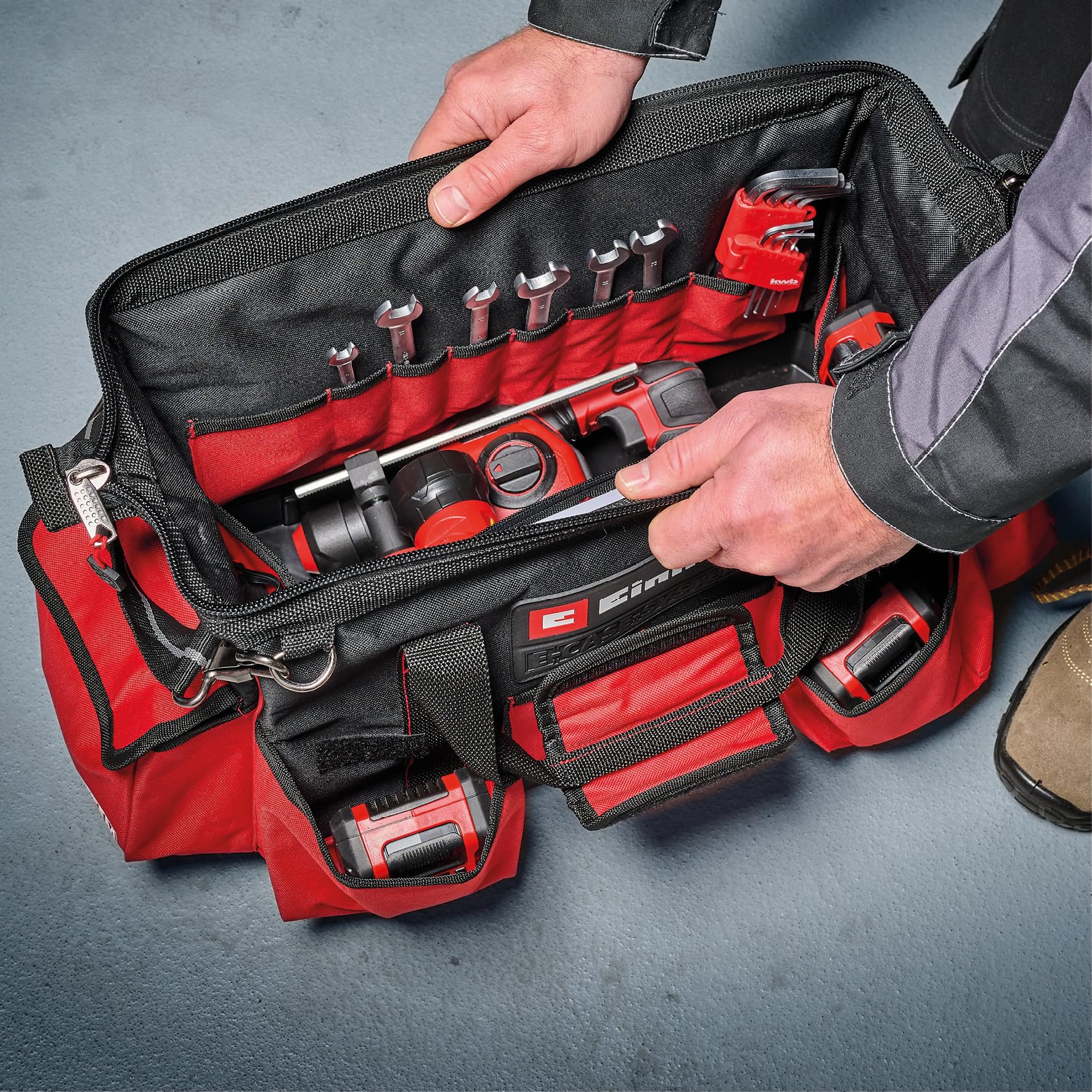 einhell-bolsa-e-case-original-bolsa-de-herramienta-modular-hasta-30-kg-apilable- image 4