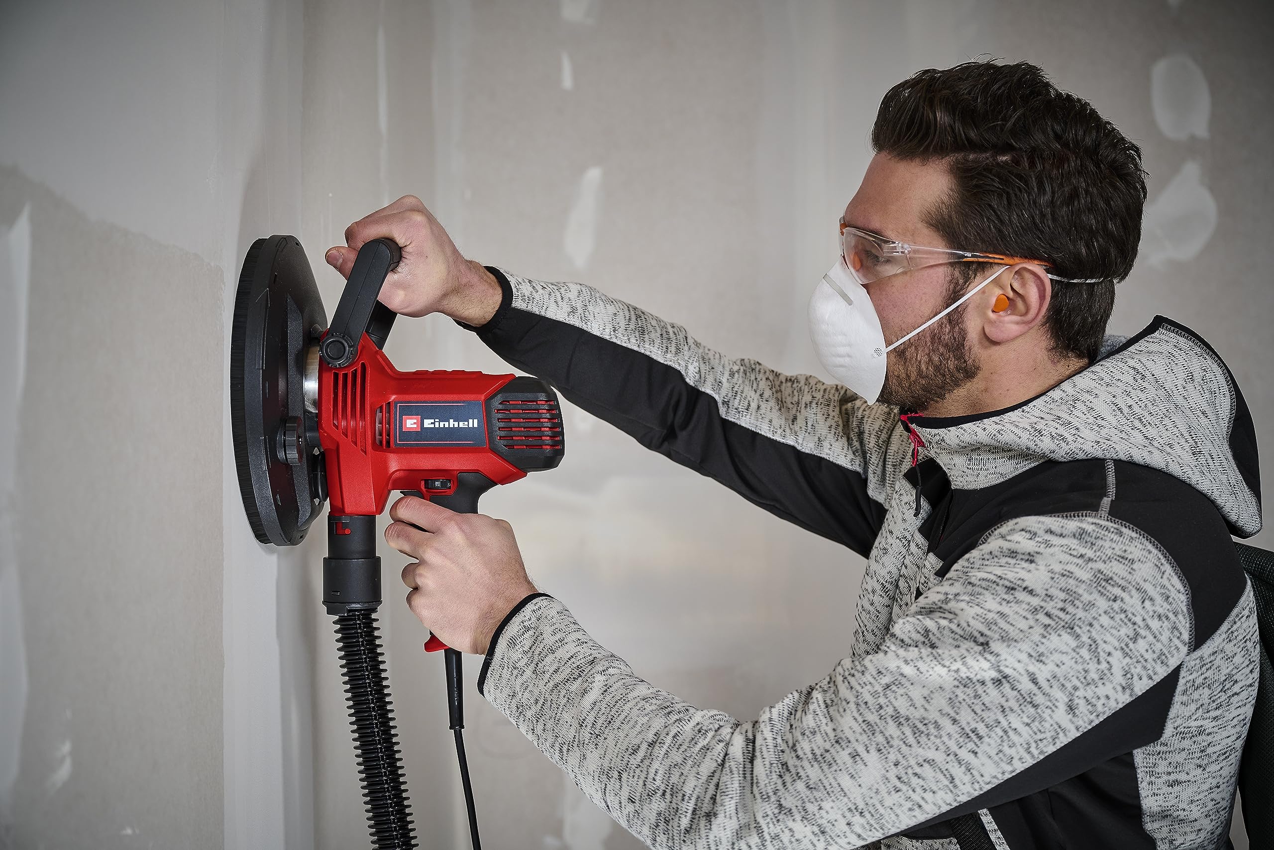 einhell-tc-dws-225-lijadora-de-construcci-n-en-seco-1220-w-con-aspiraci-n-de-pol image 3