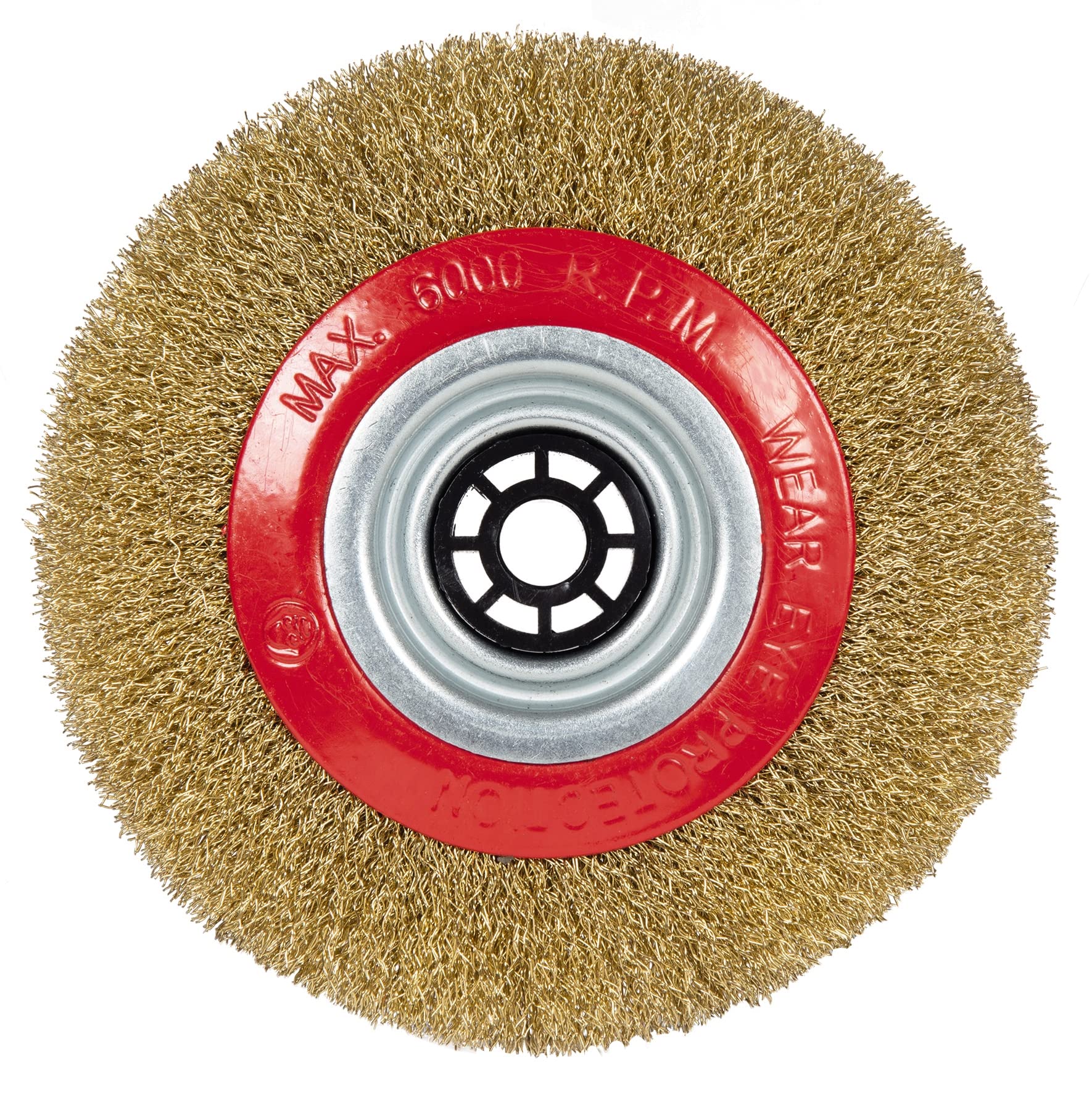 einhell-disco-de-cepillos-original-150-mm-para-lijadora-doble-tc-bg-150-b-alambr image 1