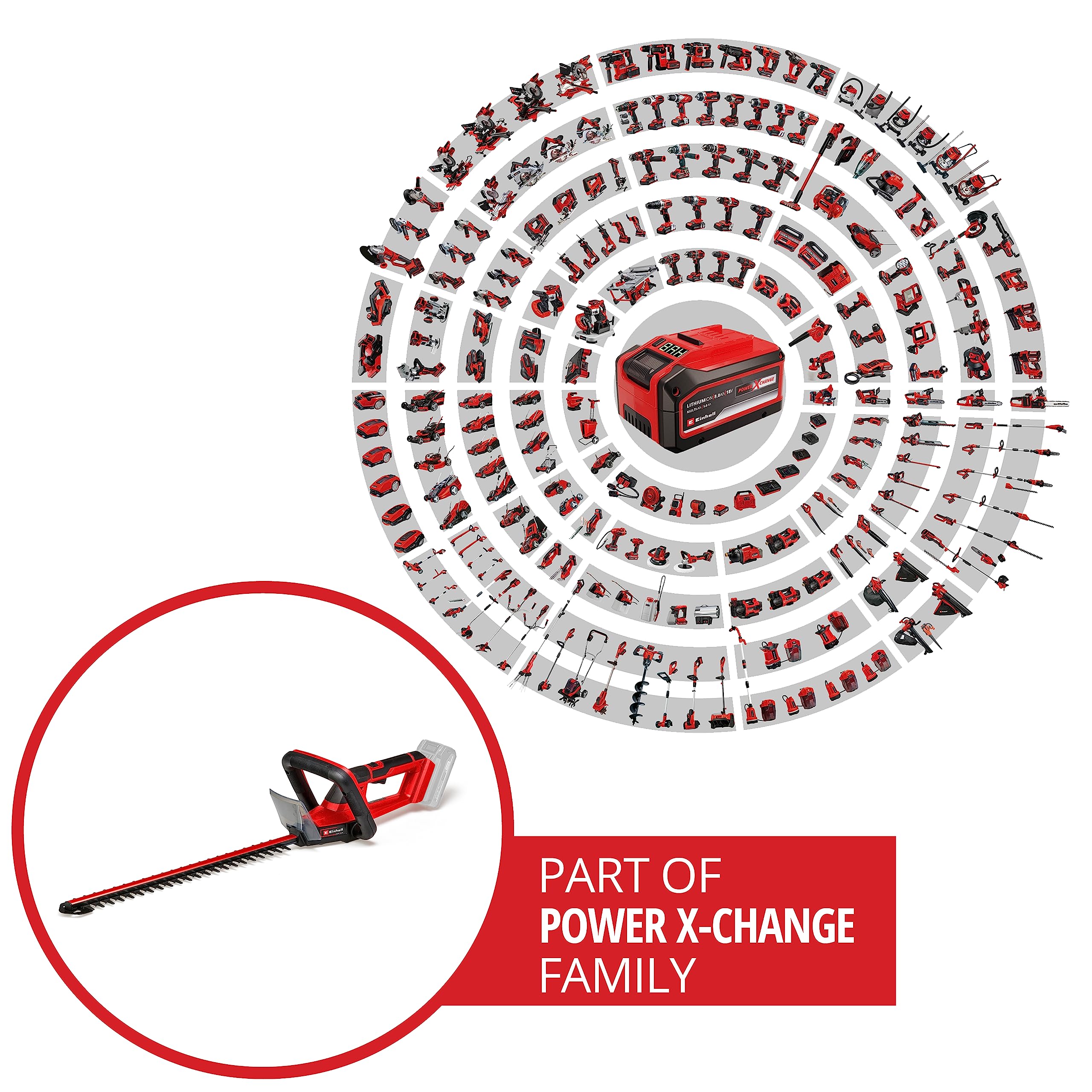 einhell-gc-ch-18-50-li-solo-power-x-change-recortasetos-con-bater-a-18v-cuchilla image 2