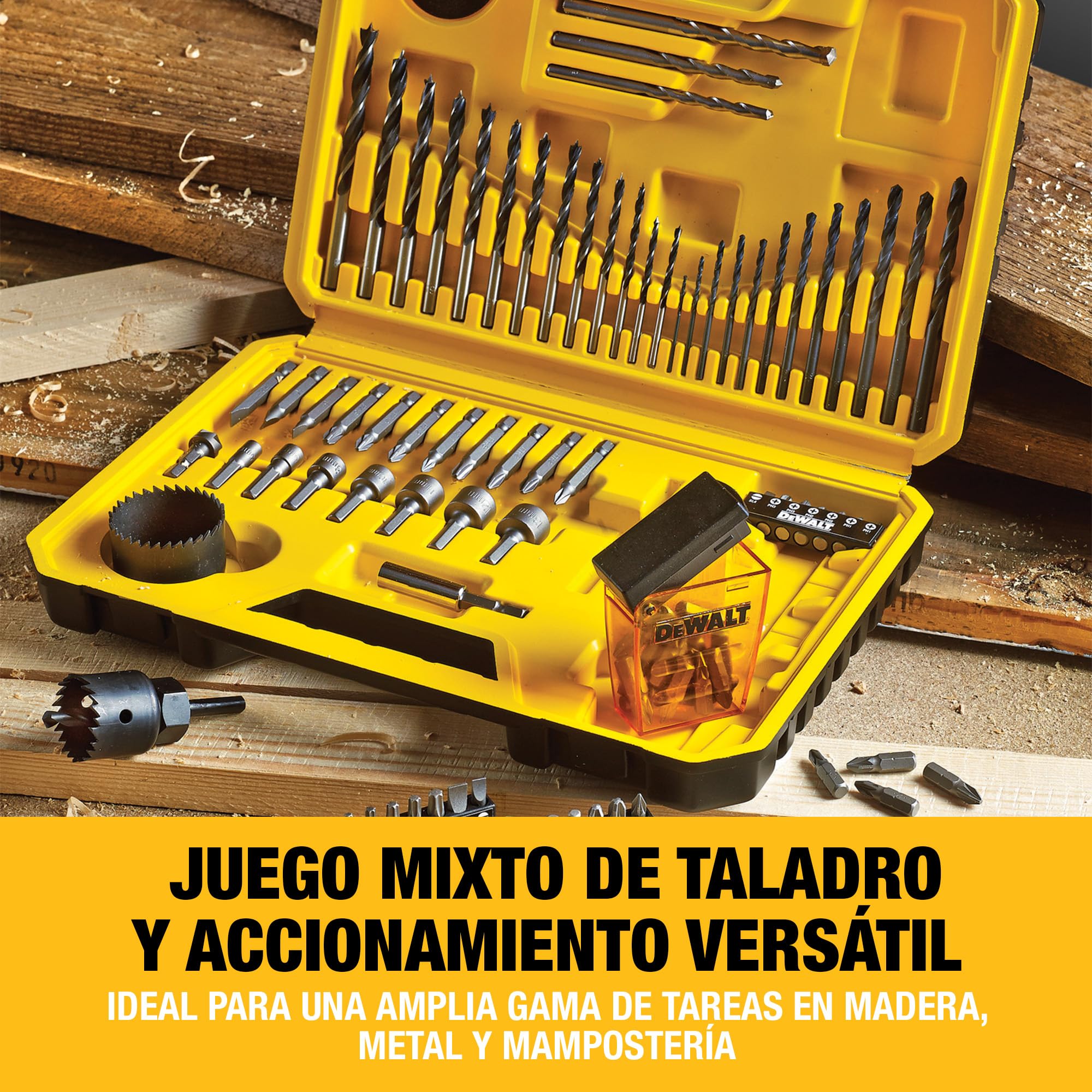dewalt-dt71563-qz-juego-de-taladro-mixto-de-100-piezas-con-brocas-de-mamposter-a image 2