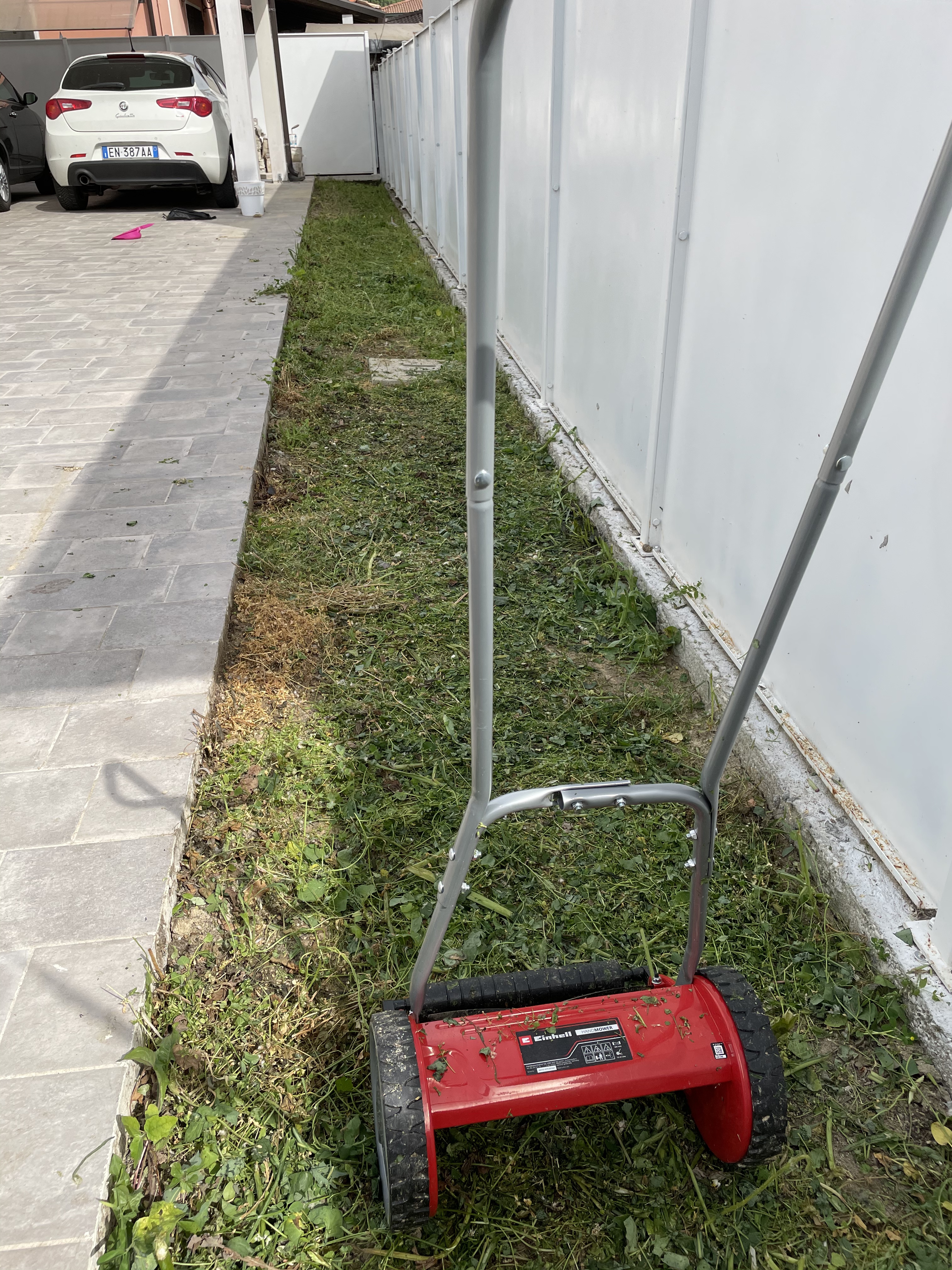 Con hierba espesa sufre